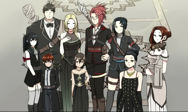 Members of the Helstea Family of Manga “TBATE”