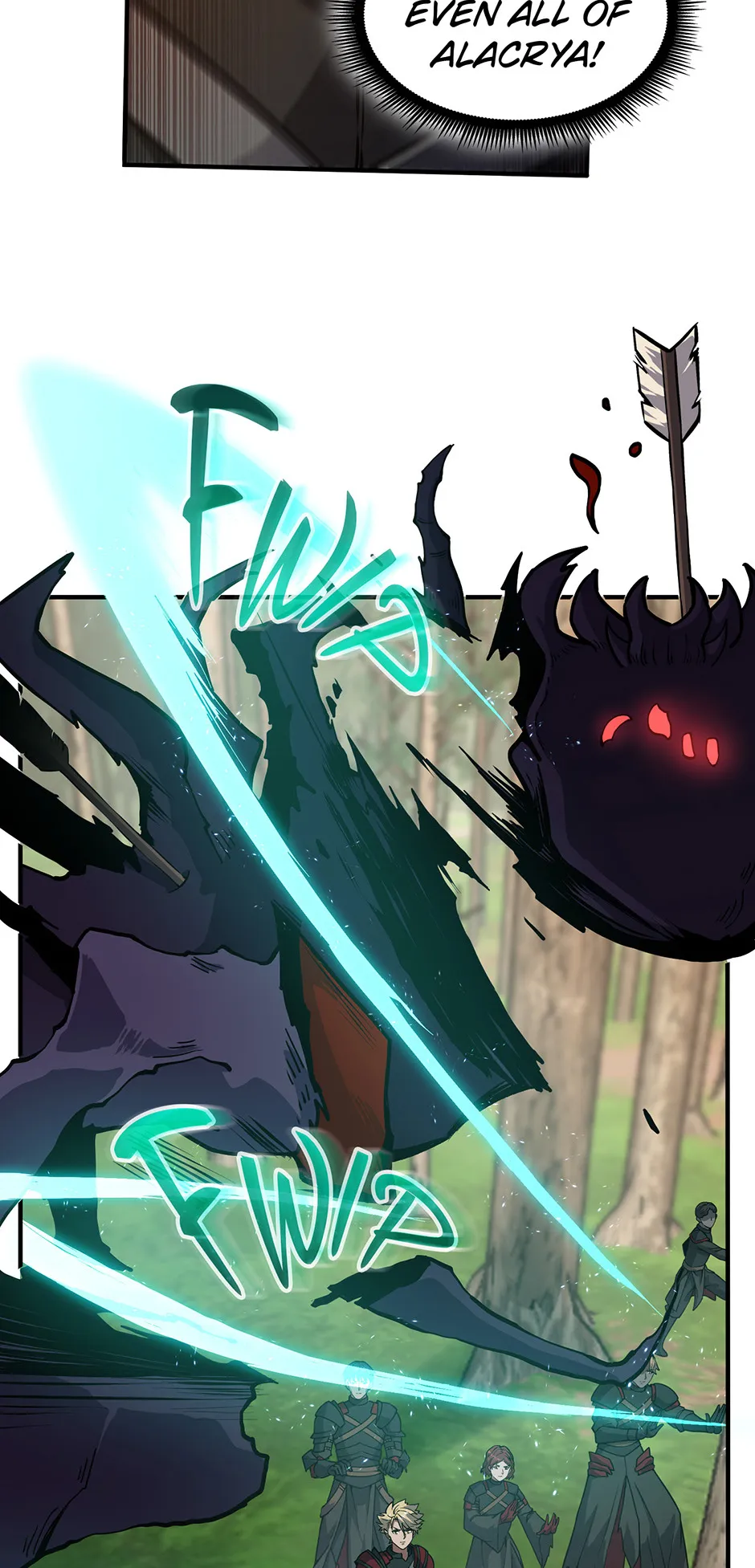 arthur leywin fight scene chapter 227